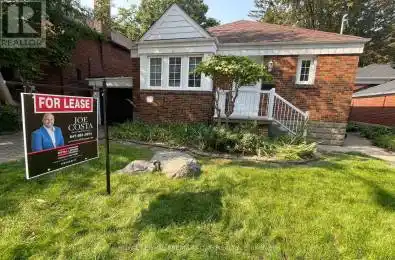 4 Coulter Avenue Unit# Main Fl Toronto (Weston) Ontario M9N1P4