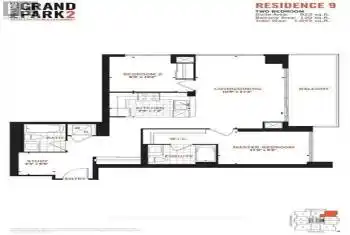 3975 Grand Park Dr Unit# 2409, Mississauga, Ontario L5B 0K4, 2 Bedrooms Bedrooms, 5 Rooms Rooms,2 BathroomsBathrooms,Condo,Rented,Grand Park,W10418020