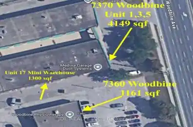 7370 Woodbine Avenue Unit# Unit 1,3,5 & 17 Markham Ontario L3R 1A5
