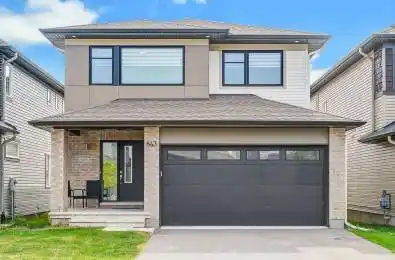 843 Sendero Way Stittsville - Munster - Richmond Ontario K2S 2W9