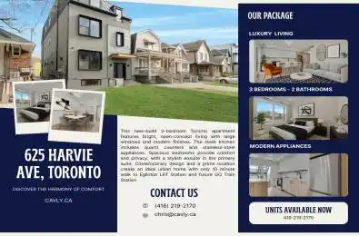 625 Harvie Avenue Unit# 01 Toronto W03 Ontario M6E 4M4