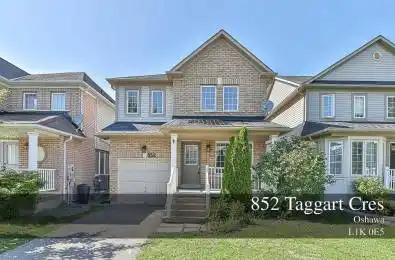 852 Taggart Crescent Oshawa Ontario L1K 0E5